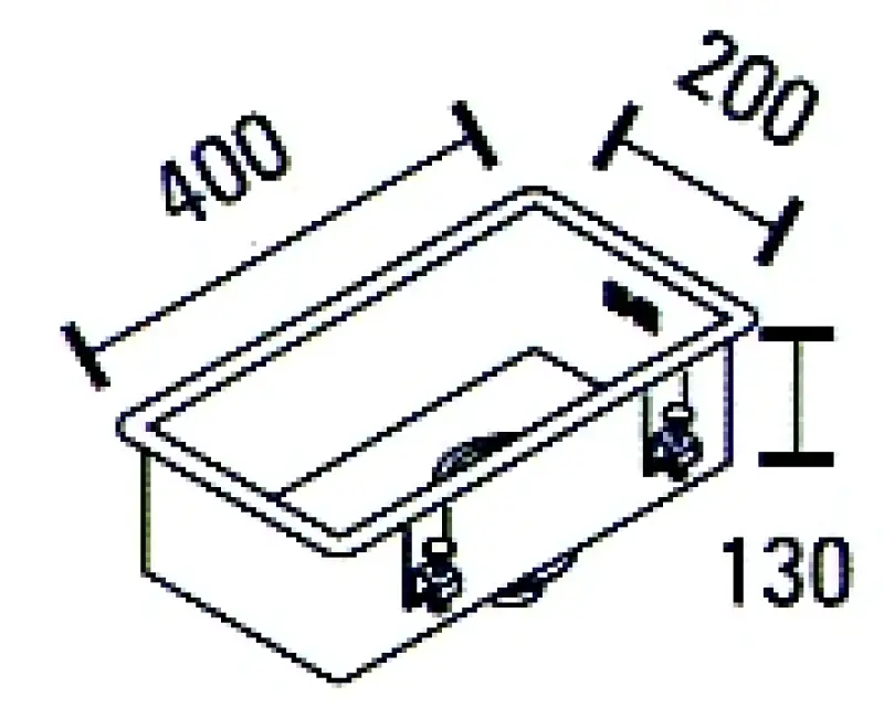 ABK Bingara small stainless steel sink 20x40cm flush mount, undermount, and top mount BIN20FVI