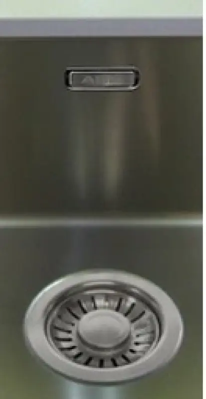 ABK Baronga large square stainless steel sink 46x46 cm flush-mount, undermount, and top-mount BAR46FVI