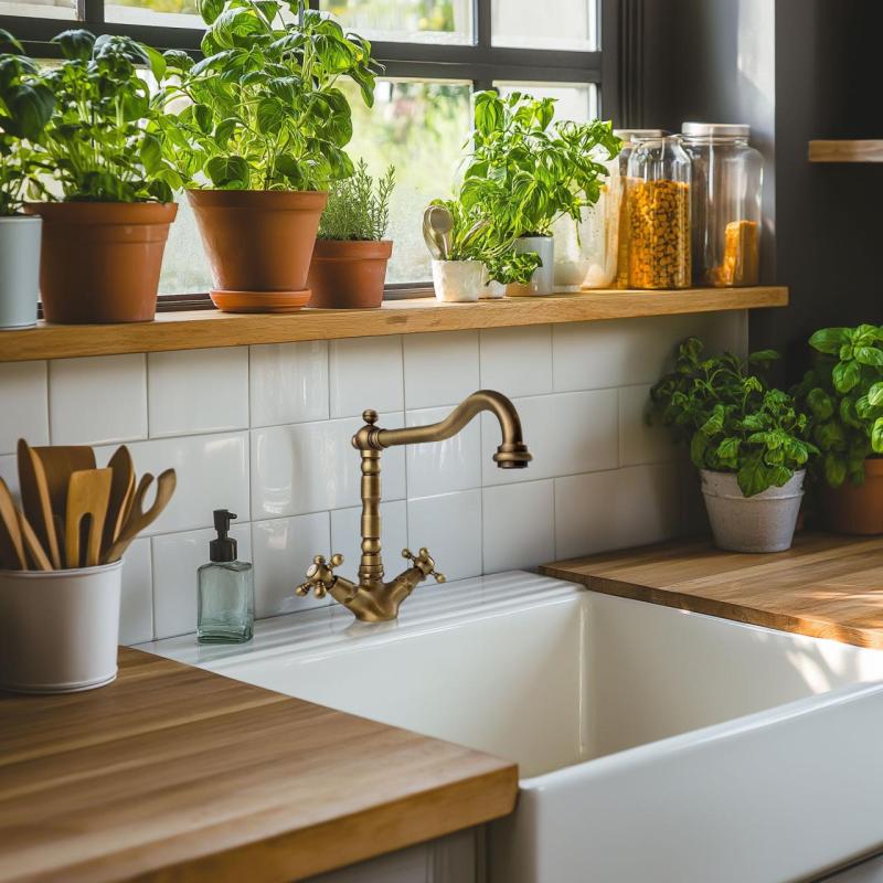 PB Old fashion kitchen fauchet V1910 Bronze