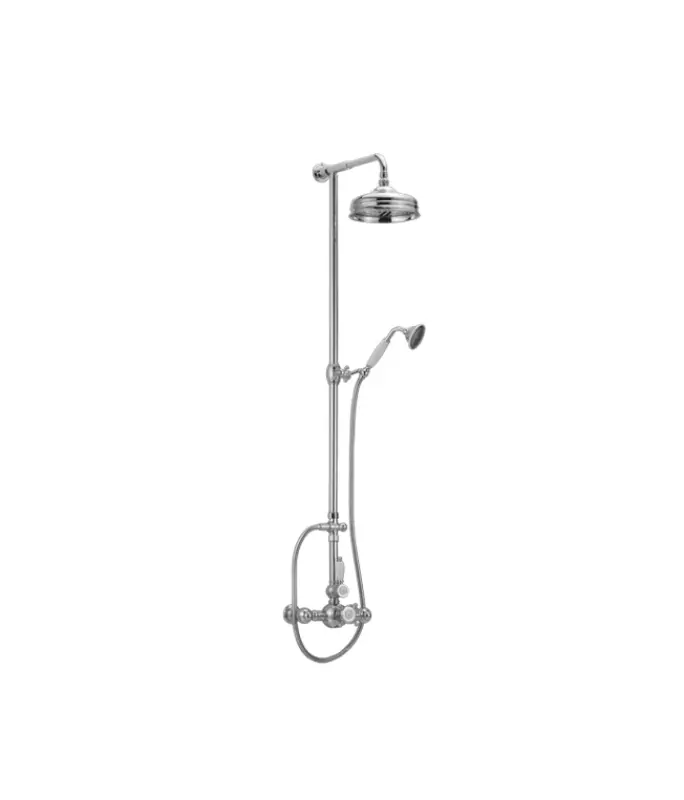 Huber Victorian Thermostatic Shower Set 20cm Stainless Steel 590.VN21H.AC