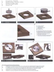 Bachmann Twist kitchen socket for worktop stainless steel 2-fold