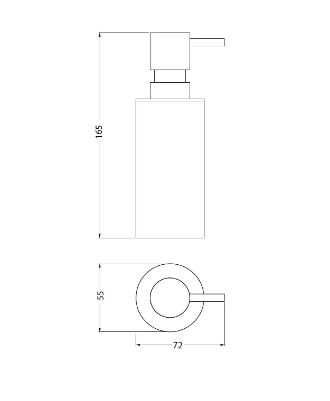 Waterevolution Deep Soap dispenser Chroom A22501