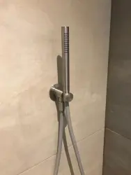 Waterevolution Flow Shower holder with outlet, flexible and handshower Stainless steel T1621IE
