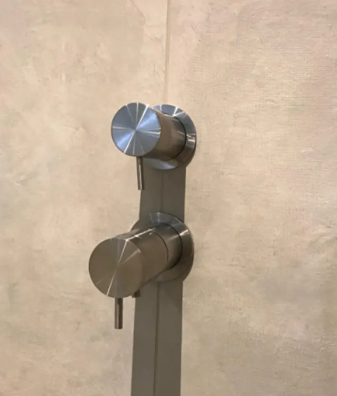 Waterevolution Flow Built-in Shower Thermostat with 2 outlets full stainless steel 1208852642