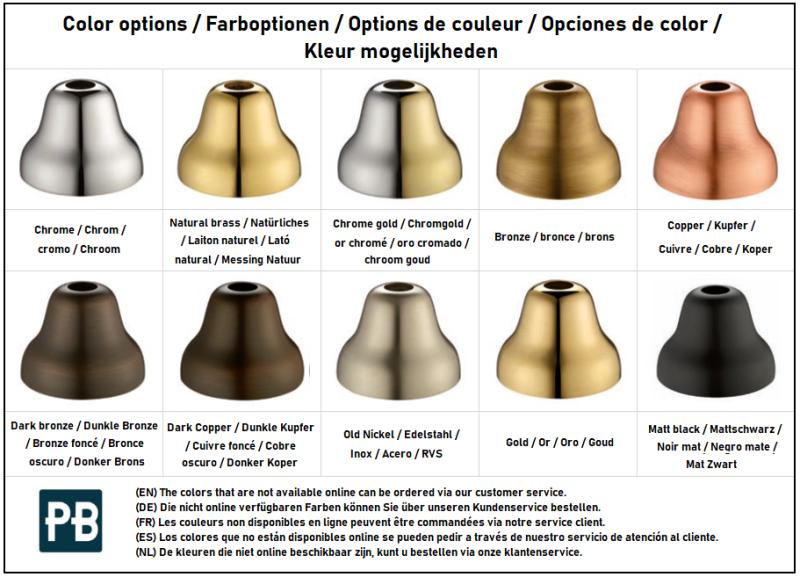 PB Classic washbasin tap with white lever cold water and long swivel spout chrome 1208854752