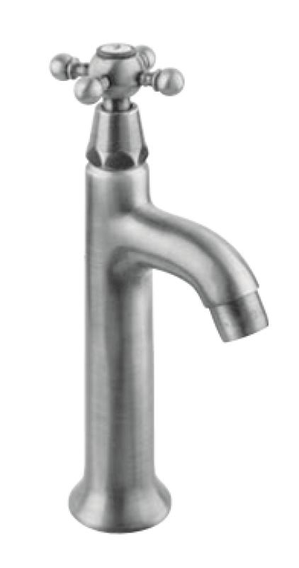 PB classic washbasin tap with star handle cold water chrome 1208855532