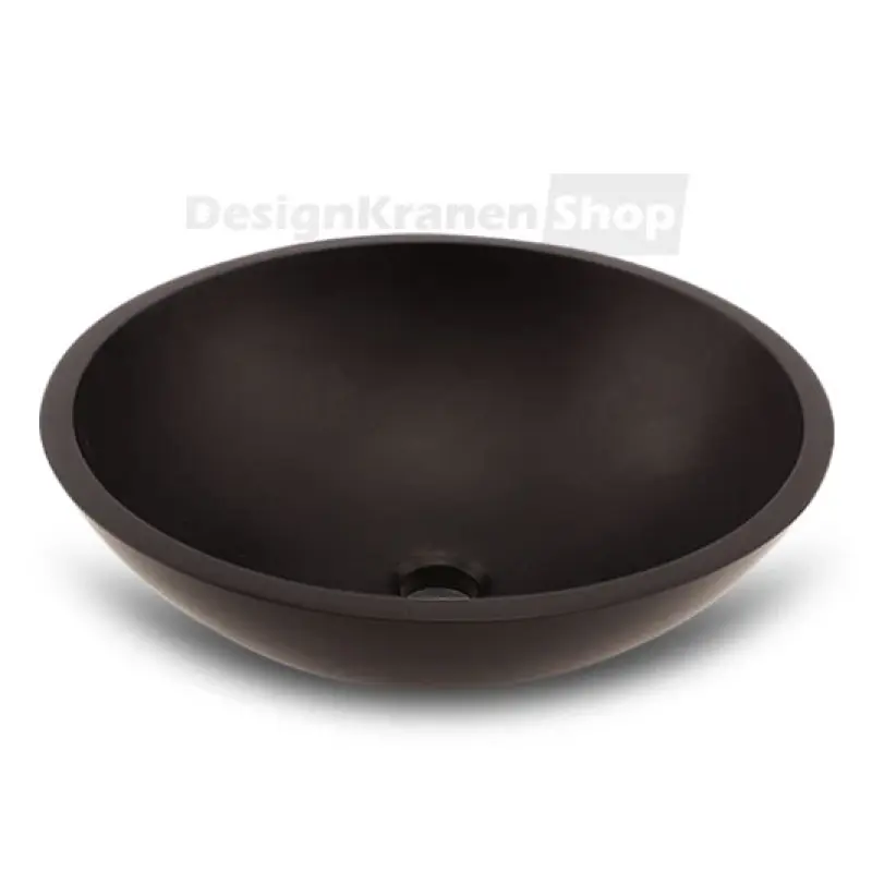 Solid-S Pure Round countertop sink, matte light gray, W41xH14cm, without overflow, 1208919566