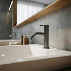 Waterevolution Flow washbasin faucet PVD brushed gun metal T110GME