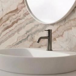 Waterevolution Flow washbasin faucet PVD brushed gun metal T110GME