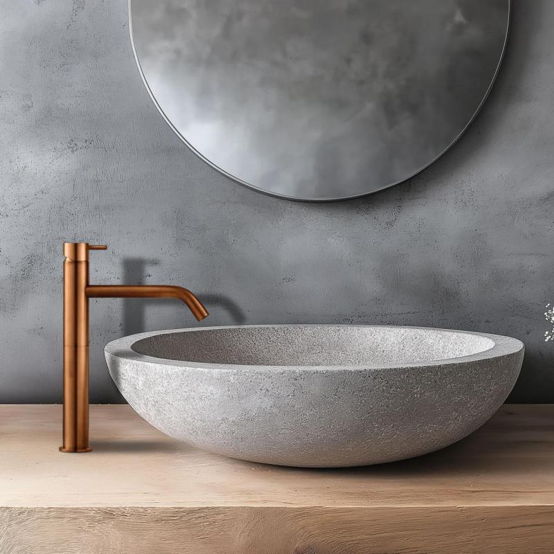 Waterevolution Flow basin tap for wash bowls copper T115CPE