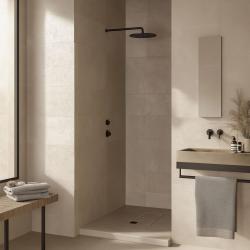 Waterevolution Flow Built-in Shower Thermostat with 1 shut-off valve matt black 1208920977