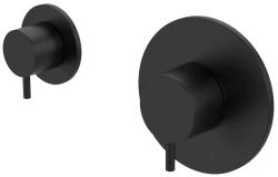 Waterevolution Flow Built-in Shower Thermostat with 1 diverter valve matt black 1208920978