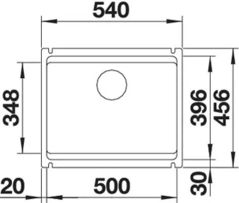 Blanco Etagon 500-U undermount sink basalt 525154
