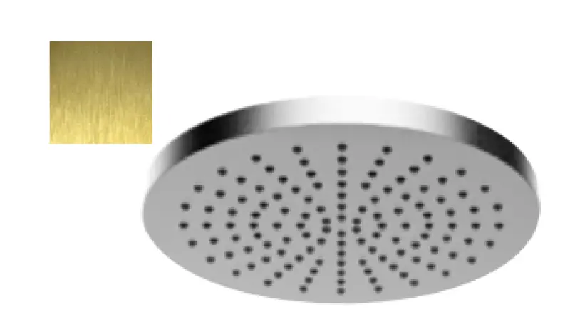 SB Round 316 rain shower head 20cm PVD gold 1208946726