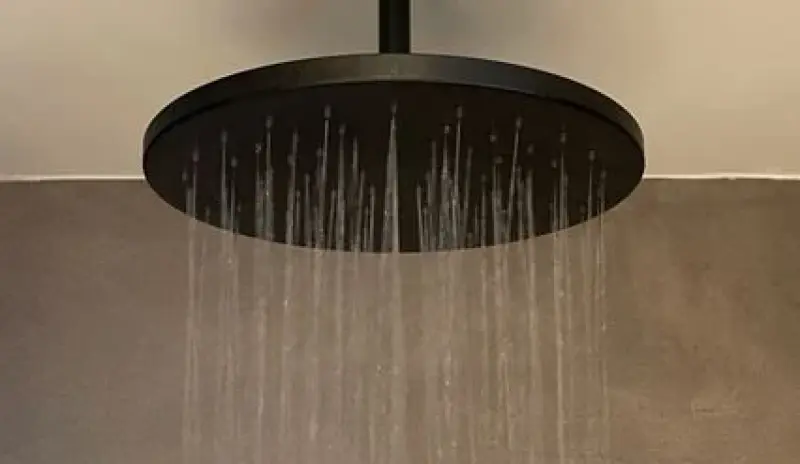 SB Rubinetterie Rain Shower Eco Air Water-Saving Shower Head 30 cm Metal Matte Black 1208946745