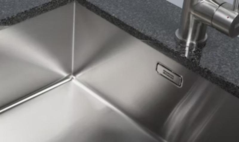 Franke Maris MRX 210.19 small stainless steel kitchen sink flush mounted 1270568037