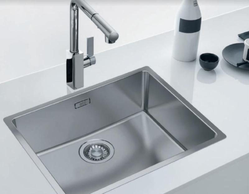 Franke Maris MRX 210.19 small stainless steel kitchen sink flush mounted 1270568037