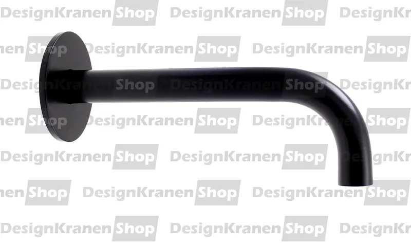 Waterevolution Flow thick spout matt black 21cm T1671-21.PR