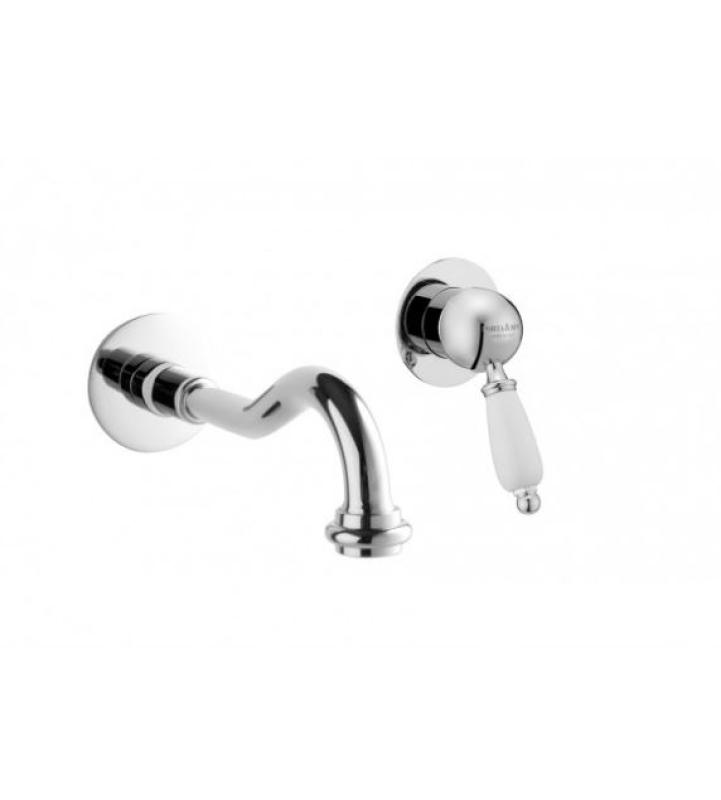 PB nostalgic built-in sink faucet Vintage spout 21cm chrome