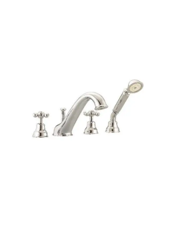 Cisal Arcana Ceramic 4-hole bath mixer bath rim mount Bronze AC000260