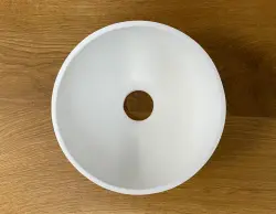 Solid S small washbasin, Solid Surface, round, 20 x 20 x 11 cm, matte white, 1208953267