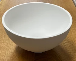 Solid S small washbasin, Solid Surface, round, 20 x 20 x 11 cm, matte white, 1208953267