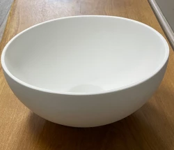 Solid S small washbasin, Solid Surface, round, 25 x 25 x 11 cm, matte white, 1208953272