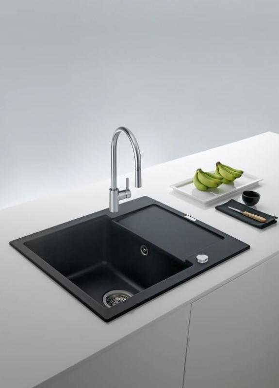 Franke Kitchen tap Eos Neo with spout pull-out spray head completely stainless steel 115.0590.045