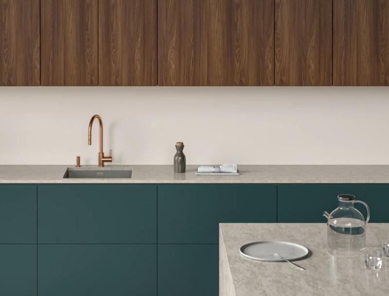 Franke copper Kitchen tap Eos Neo with spout pull-out spray head pvd copper 115.0628.254