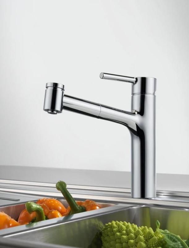 Franke Centro Kitchen tap chrome with pull-out spray shower 115.0600.131