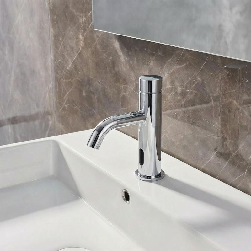 Waterevolution Flow electronic infrared bathroom faucet, battery-operated, chrome T110EB01