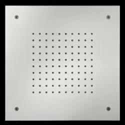 SB Rubinetterie matte white corian solid surface built-in square rain shower ceiling showerhead 30cm 1208954082