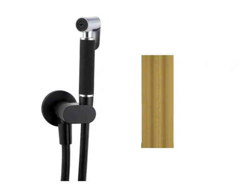 Waterevolution Flow Bidet Hand Shower Set Brass Natural T1626LE