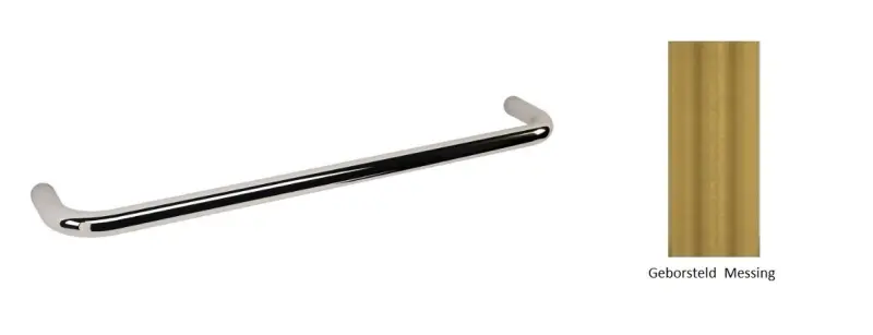 Waterevolution Flow towel holder 35cm Brushed Brass A111LE