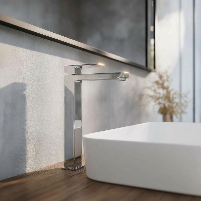 PB Kiki 1-hole high sink faucet chrome