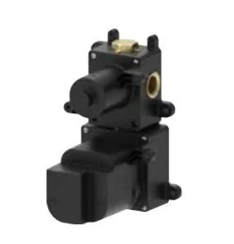 SB 316 AESTHETICS Round concealed thermostatic mixer with 1 outlet / shut-off valve, PVD copper brushed 1208954894