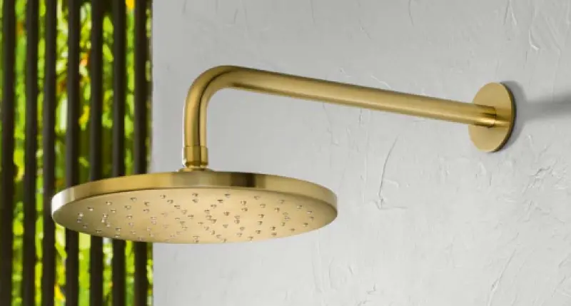 SB Round 316 rain shower head 25cm PVD gold 1208955348