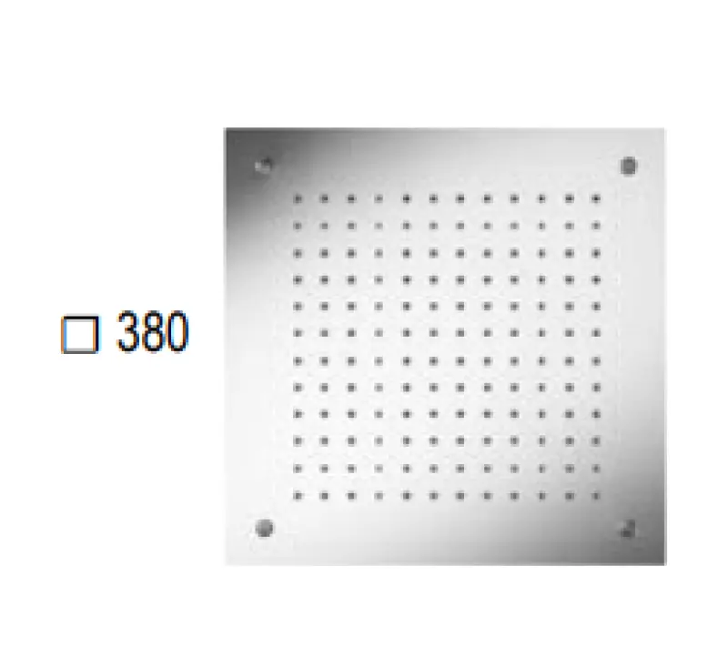 SB Square Chromotherapy Rain Shower built-in PVD Copper 1208955465