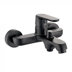 Aquadesign Tours surface-mounted bath mixer tap in matte black