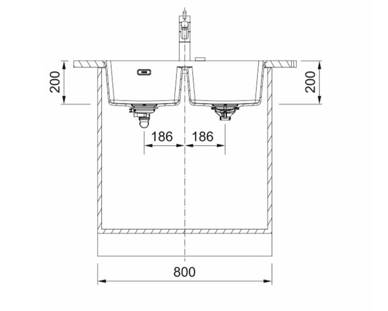 Franke Maris MRG 220/120-35-35 Black edition double sink 