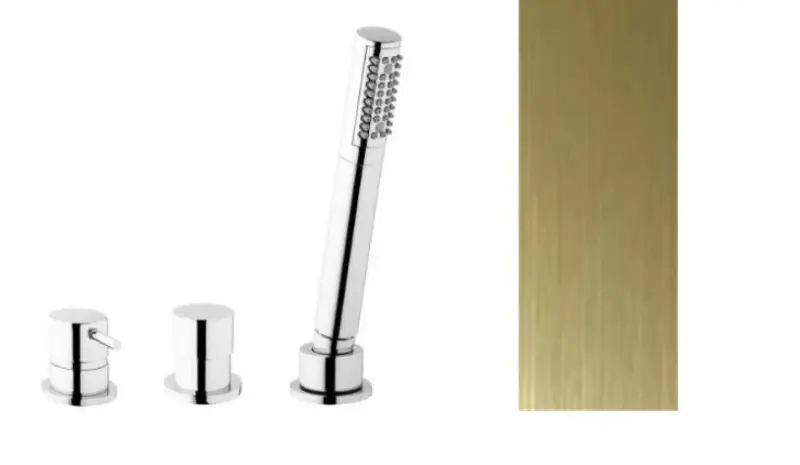 Waterevolution Flow Consealed bathtub mixer with 2 exits diverter without spout Chrome T138SB01 (kloon) (kloon) (kloon) (kloon)