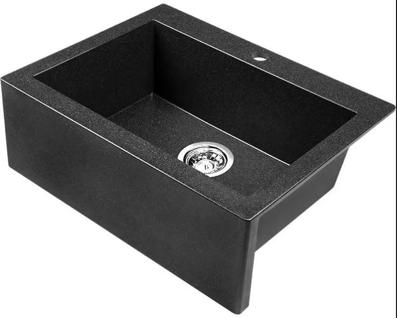 Aquadesign Farmhouse intermediate or inset granite sink anthracite 58x49cm 1208956330