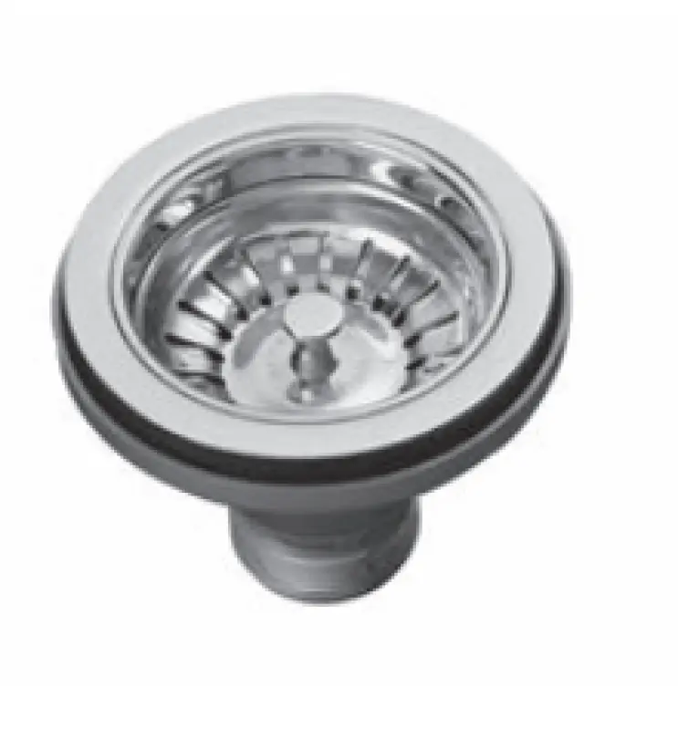 PB classic stainless steel drain set for a kitchen sink and basket strainer lockable 1208956476