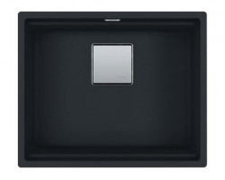 Franke Cube KNG 110.52 matt black sink 52x42 granite undermount 125.0627.319