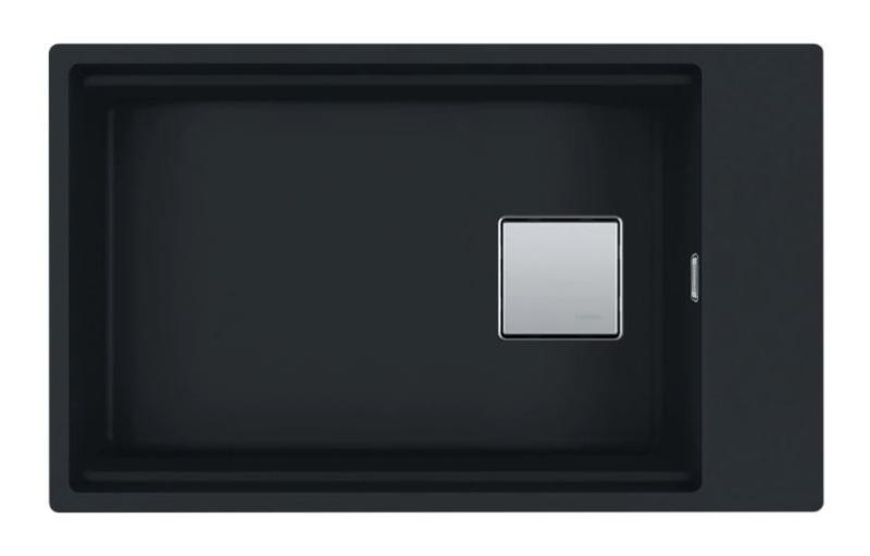 Franke Kubus KNG 110.62 mat black 76x46 granite undermount sink 125.0630.443