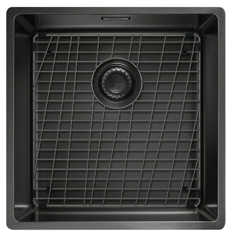 Franke Mythos Masterpiece BXM 210.40 PVD Gun Metal Sink 400x410mm Flush Mount and Undermount 127.0674.537