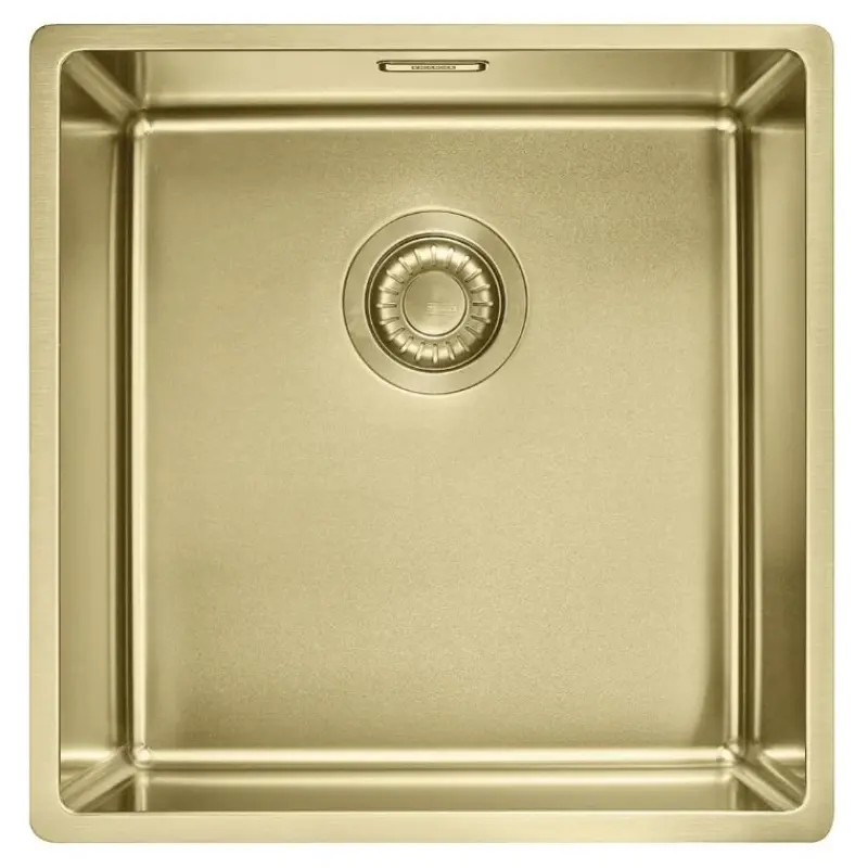Franke Mythos Masterpiece BXM 210.40 PVD Gold Sink 400x410mm Flush-mount and Undermount 127.0674.582