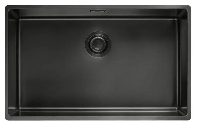 Franke Mythos Masterpiece BXM 210.68 large gun metal sink PVD anthracite 685x410mm flush-mounted and undermount 127.0674.440