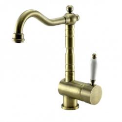 Edward Nostalgic kitchen tap with swivel spout Bronze classic 1208957129