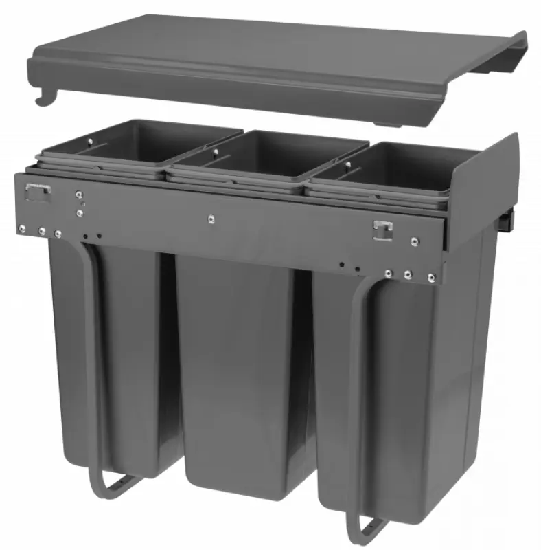 Garbi Sorter S-30-3 built-in waste system with 3 waste bins 10 litres 1208957362